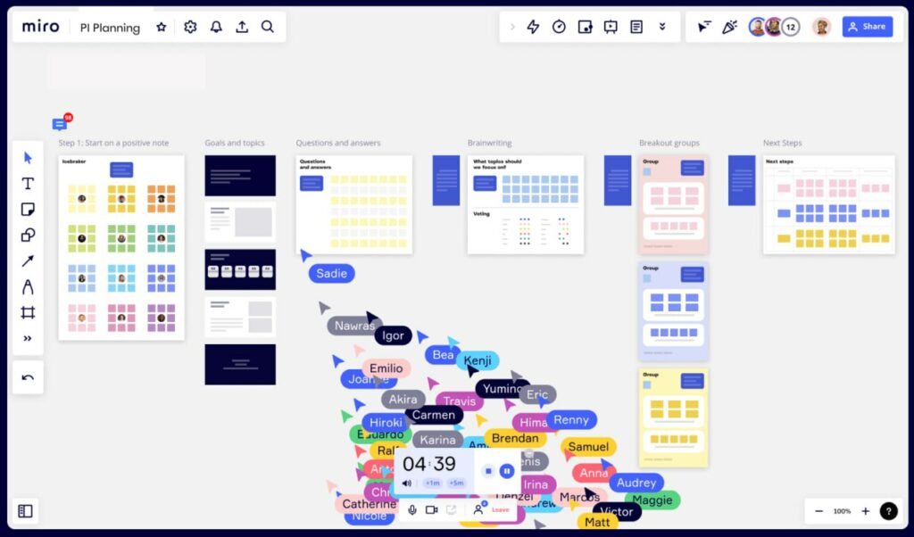 miro planning