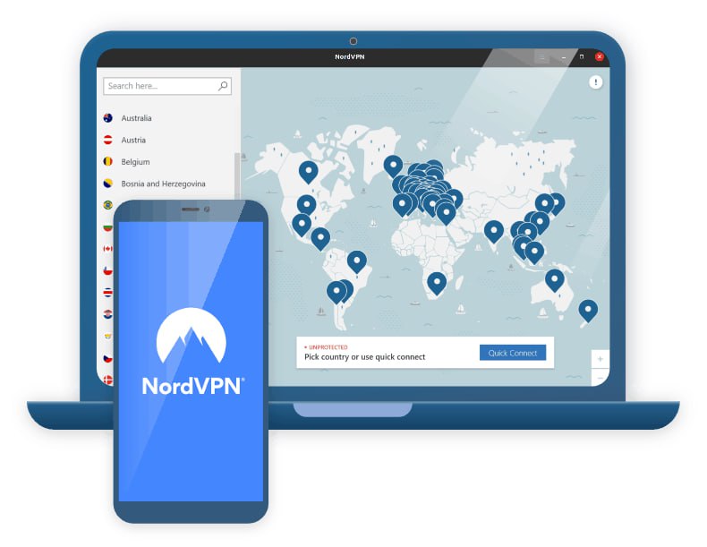 nordvpn service geo