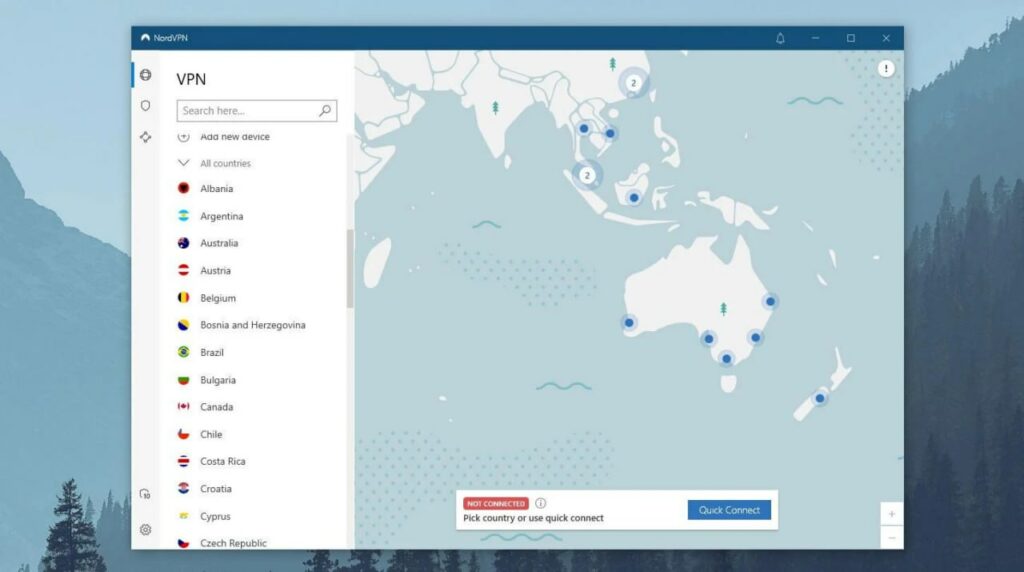 vpn service countries