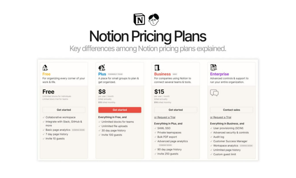 notion pricing